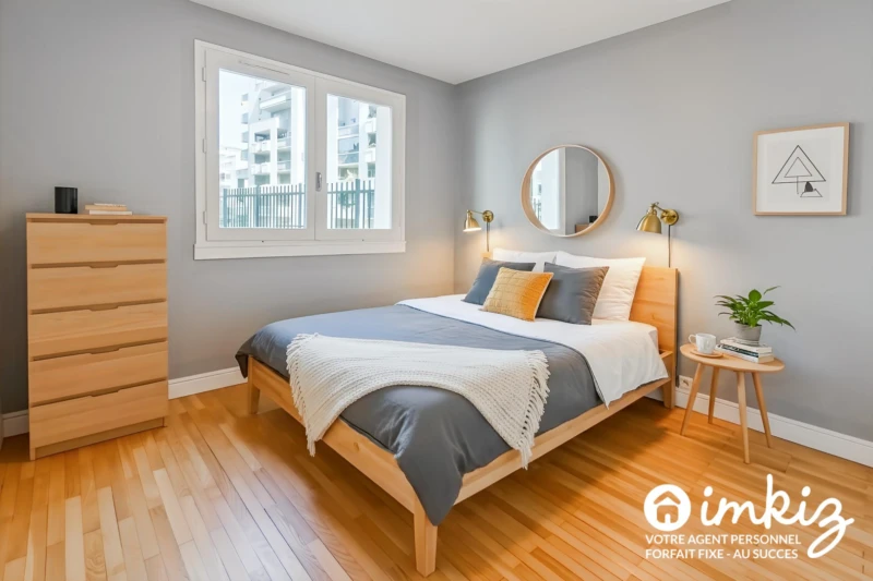 T2 rénové de 48m² au calme avec loggia et parking 7