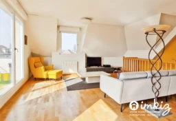 Duplex attique 5P terrasse 2 garages- 156m² au sol 3
