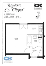 RIVES DE MEURTHE - Studio loué à vendre 2