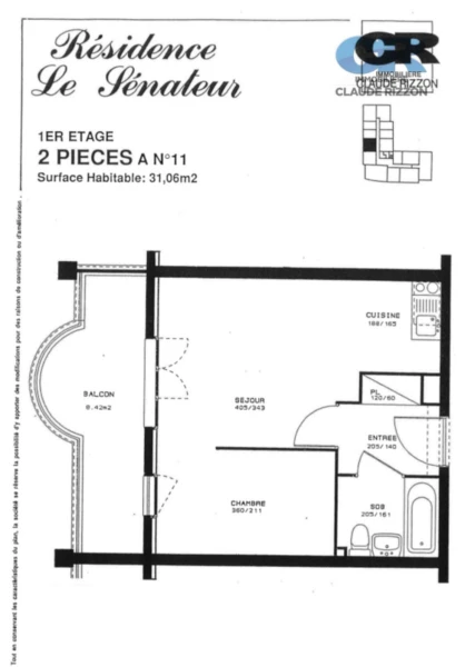 PROVENCAL - F2A loué à vendre 2