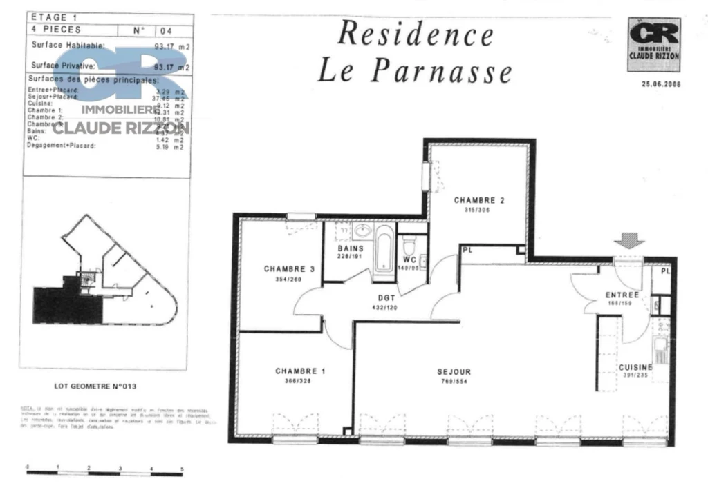 SECTEUR ANATOLE FRANCE - 4 pièces à vendre 5