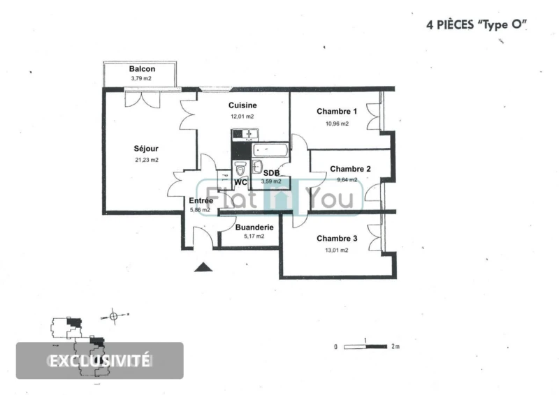 Appartement familiale / investissement 2