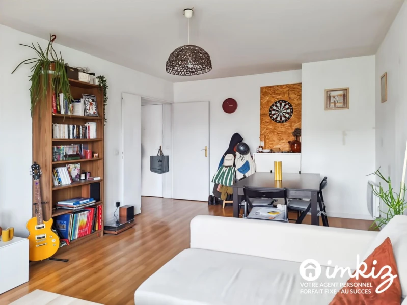 Saint-Ouen – 3P 65 m², parking, balcon, métro 14 3