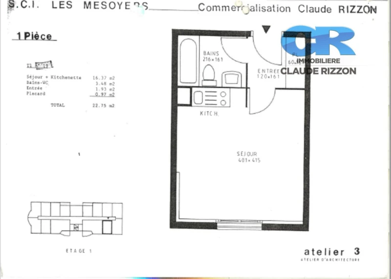 STUDIO METZ DEVANT LES PONTS 2