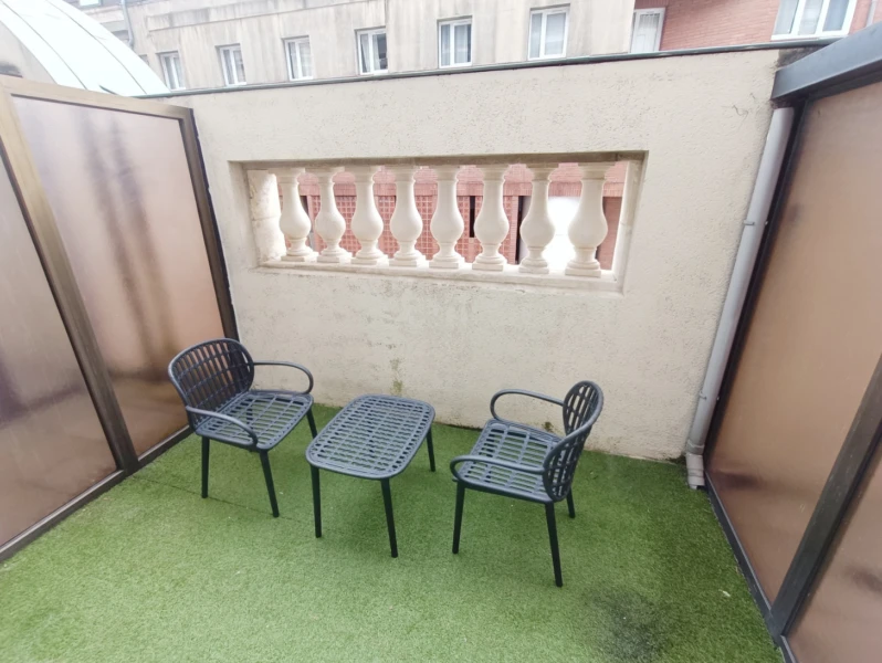 Studio meublé centre ville Amiens 22m2 11