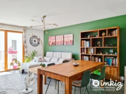 Paris 19ᵉ 3 pièces de 69,6 m² traversant 2 balcons 1