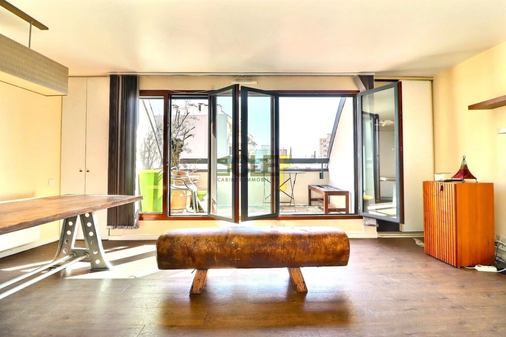 2 pièces - Buttes Chaumont - 47m² - terrasse 1