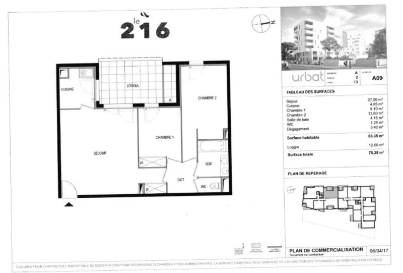Appartement 3 pièces 3