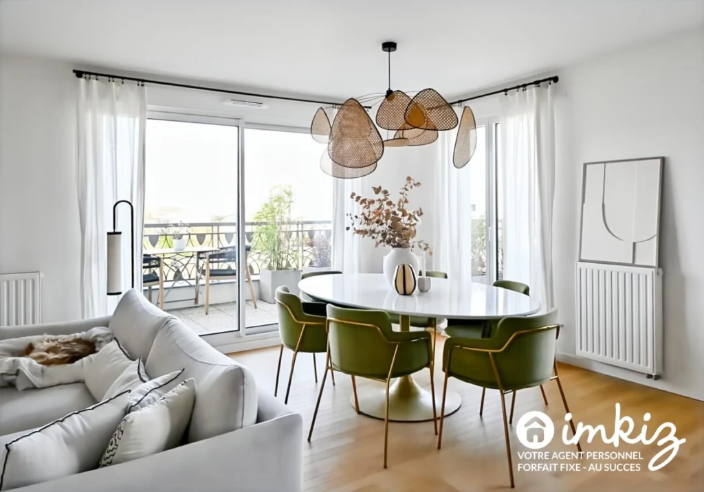 Appartement 3 pièces de 68 m² avec balcon de 15 m² 2