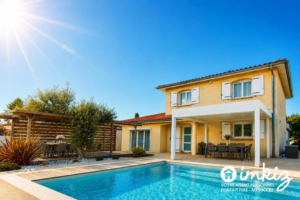 Maison familiale avec piscine et beaux volumes 3