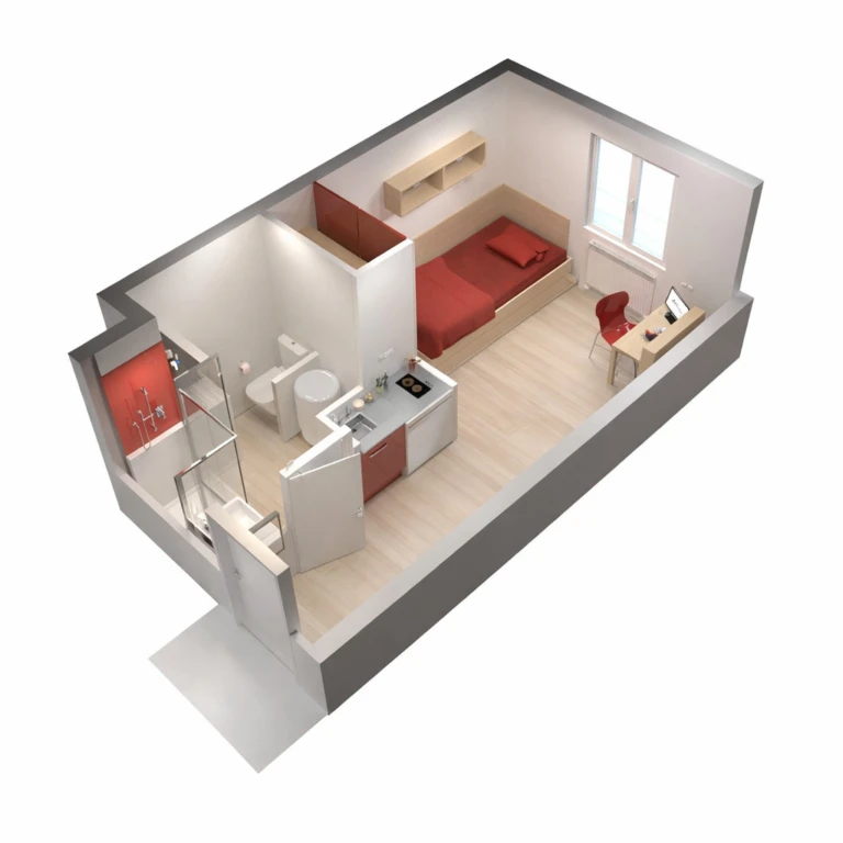 Investissement locatif - studio 5e 9