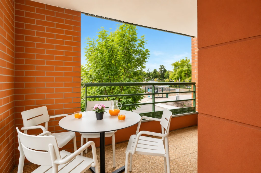 Investissement locatif - studio terrasse / parking 5