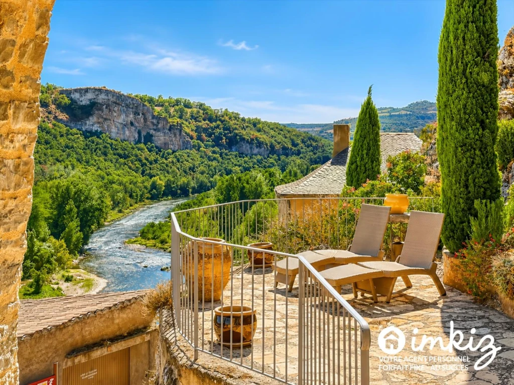 RARE MAISON EN PIERRE VUE PANORAMIQUE VIADUC 3