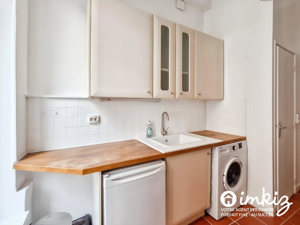 Paris 20ᵉ Studio avec mezzanine et cour privative 8