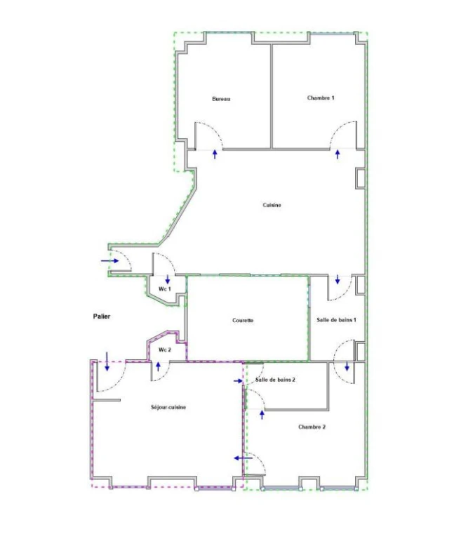 Paris 4ᵉ 5 pièces 95 m² meublé rendement locatif 14