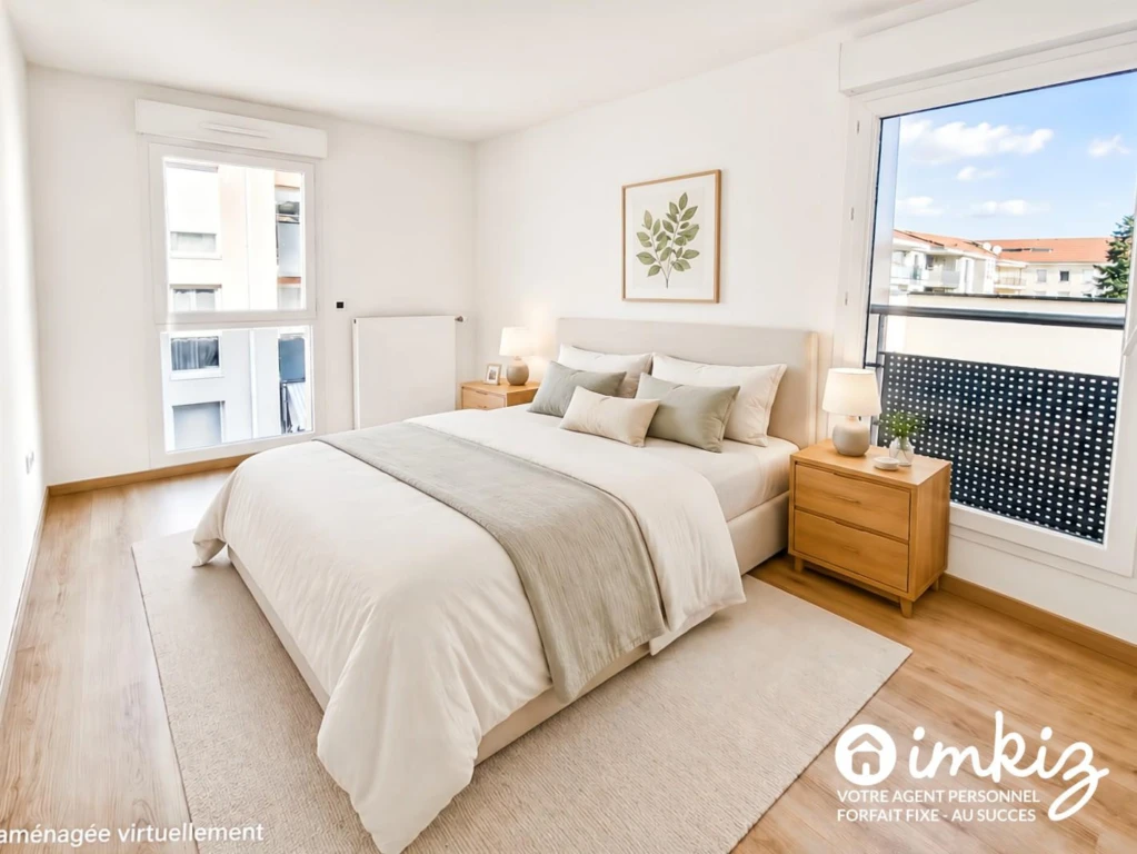 T3 de 60m² - garage, balcon, 2018 - Clé en main ! 8