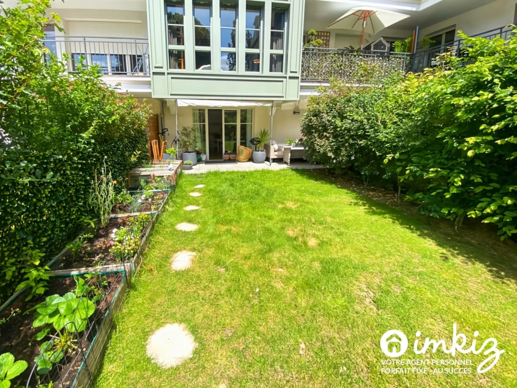 4 pièces en rez-de-jardin avec terrasse, jardin 2
