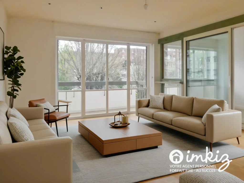 Quartier Petit Ivry - PARC privé - 5p - Balcon 1