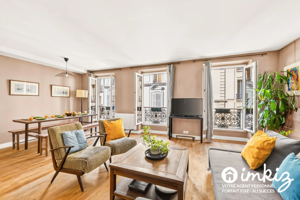 Paris 10ème 4 pièces 98 m² sur rue rénové 2