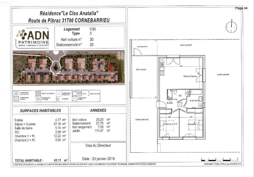 MAISON T3 DE PLAIN-PIED (2019) – JARDIN – CARPORT 19