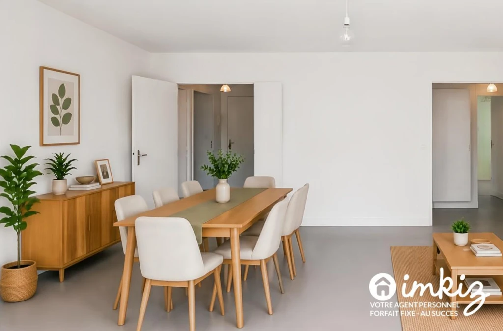 Appartement 3 pièces lumineux dans quartier vivant 3