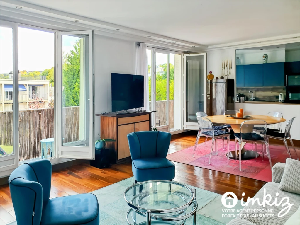 La Varenne-St-Hilaire- 74m2 traversant séjour 30m2 1