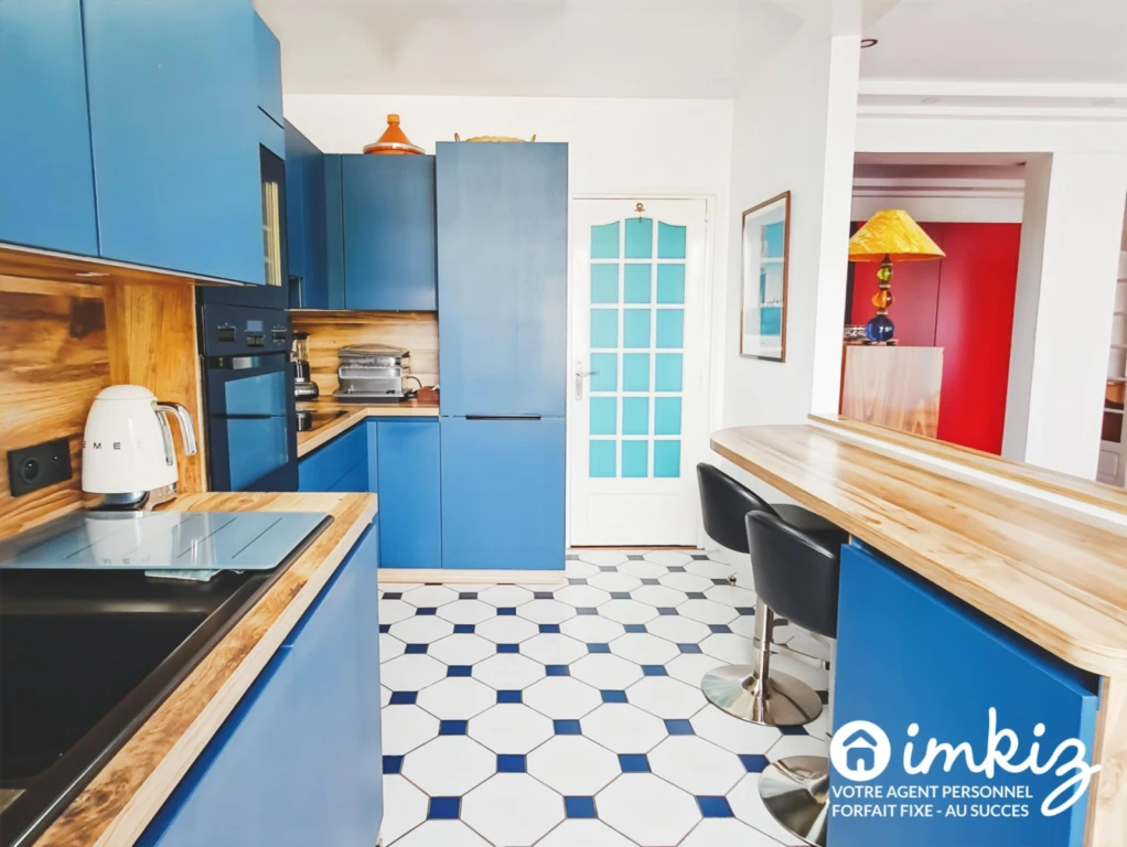 La Varenne-St-Hilaire- 74m2 traversant séjour 30m2 6