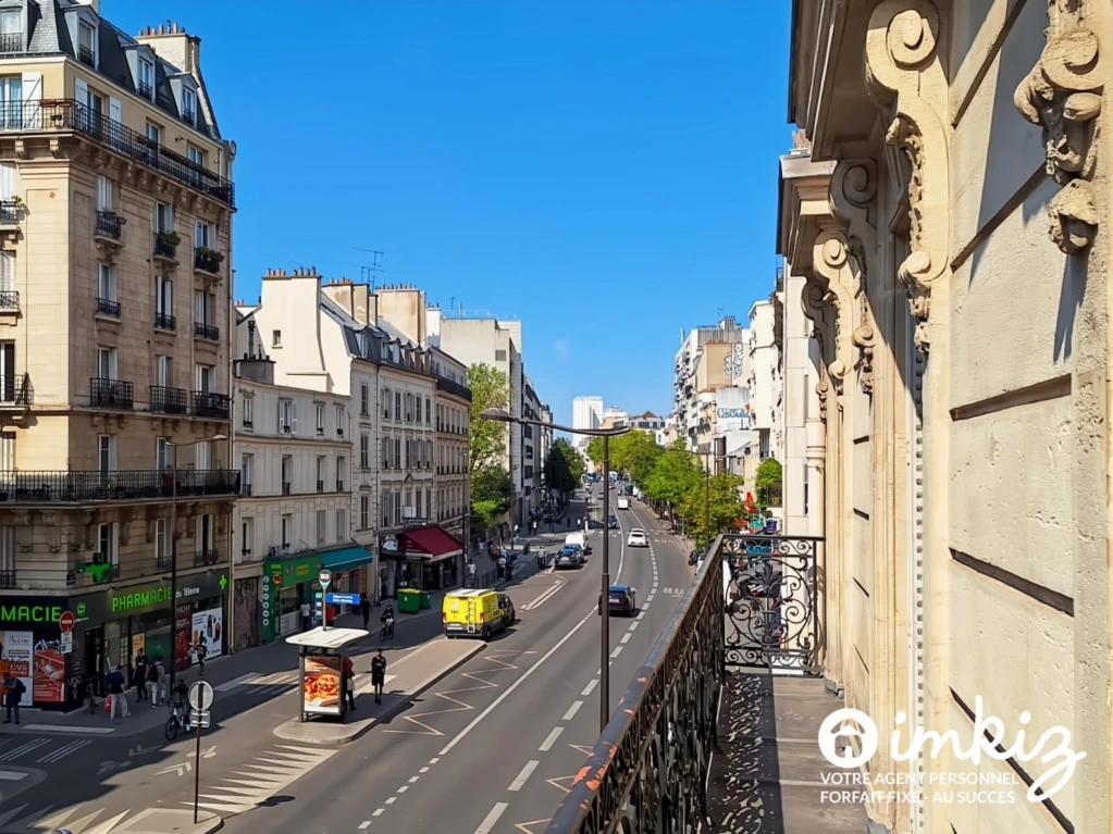 Paris 18ᵉ 3 pièces avec balcon charme ancien 5