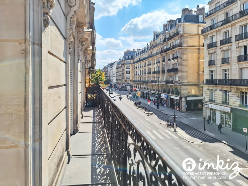 Paris 18ᵉ 3 pièces avec balcon charme ancien 6