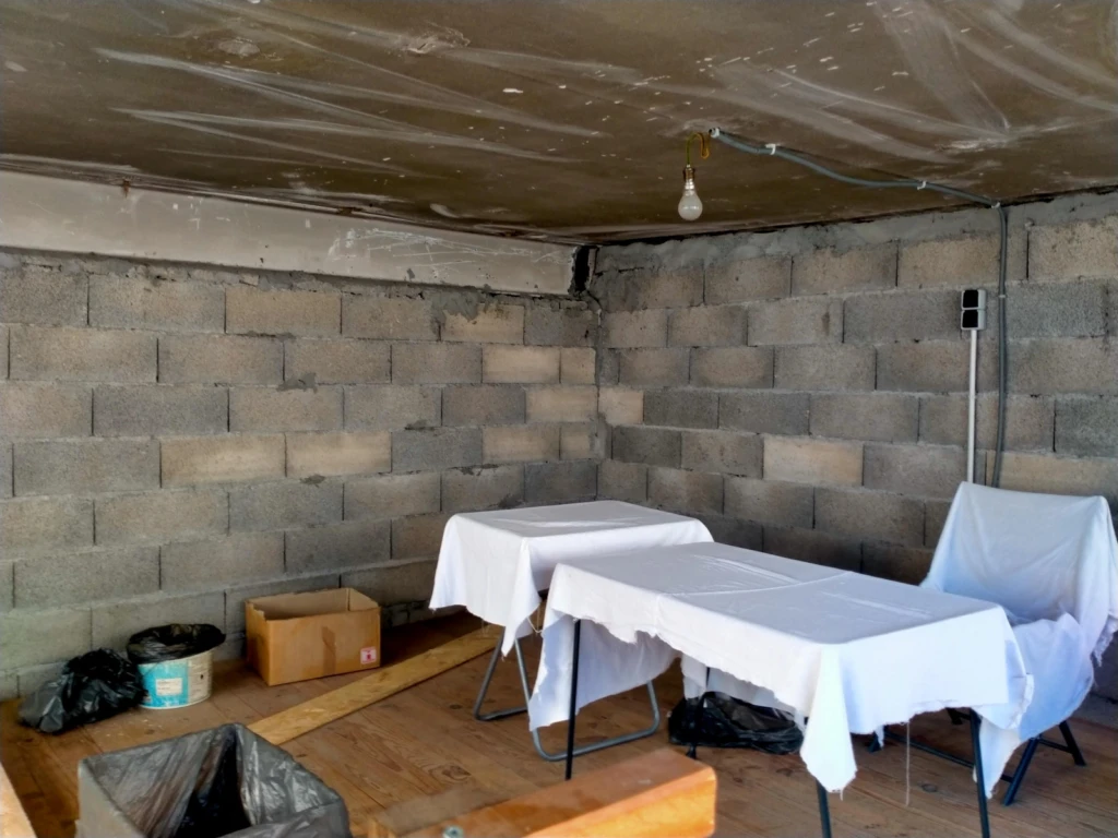 Garage avec espace stockage en mezzanine 5