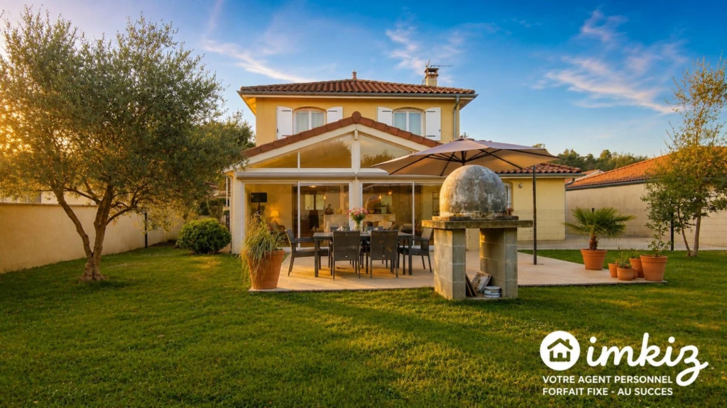 Maison familiale avec piscine et beaux volumes 16