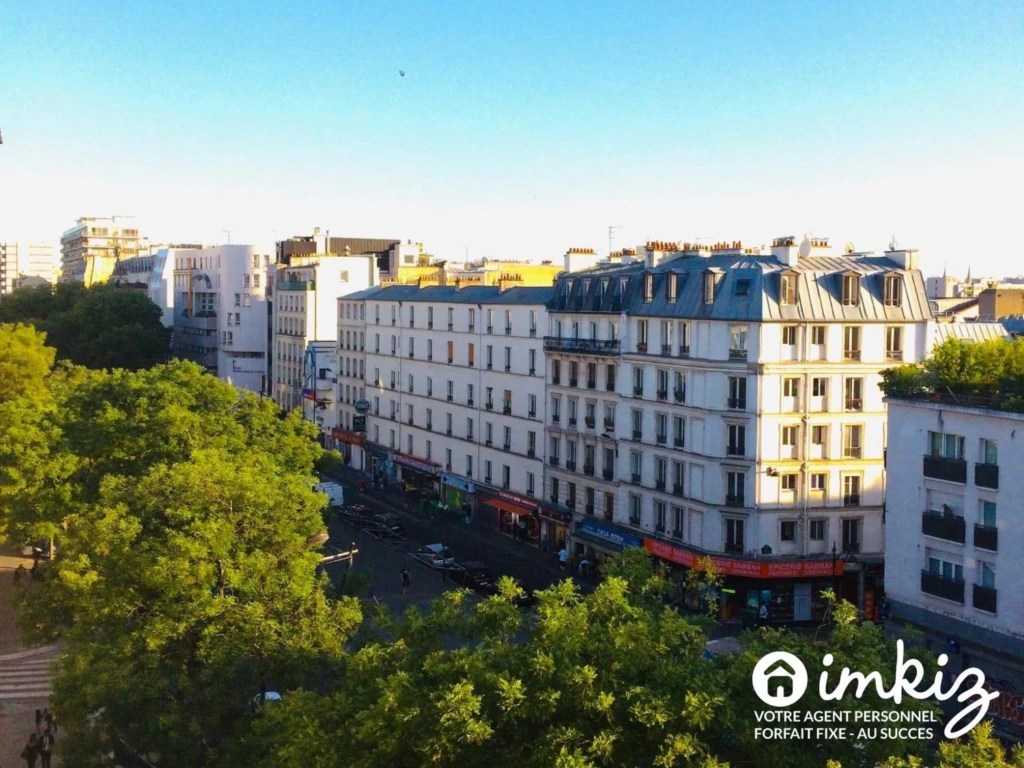 Appartement 3 pièces 53 m² Paris Bellevile 7