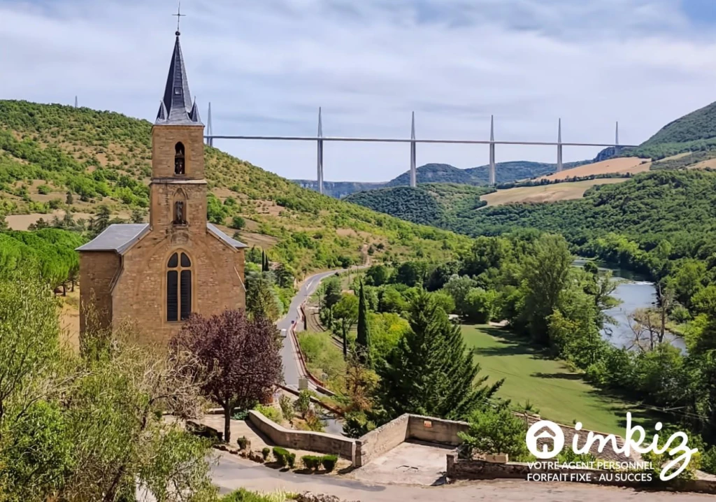 RARE MAISON EN PIERRE VUE PANORAMIQUE VIADUC 15