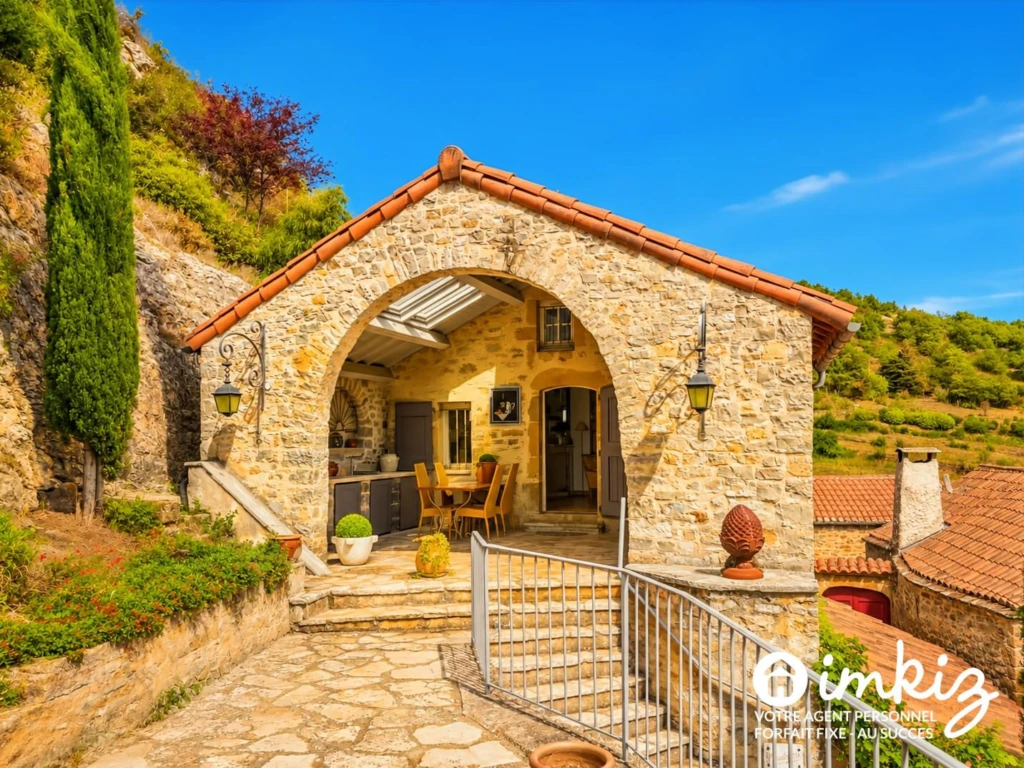 RARE MAISON EN PIERRE VUE PANORAMIQUE VIADUC 4