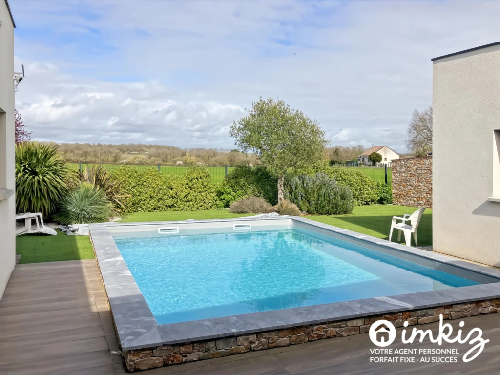 Maison contemporaine 6 pièces avec piscine 2