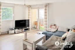 Appartement 3 pièces de 63m2, balcon, 2 parkings 1