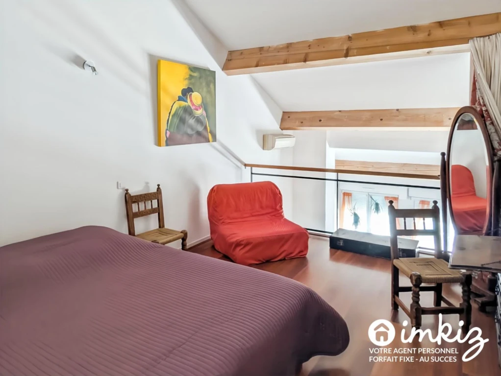 Loft 87m² - 2 chambres en mezzanine vue sur canal 13