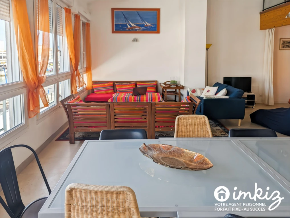 Loft 87m² - 2 chambres en mezzanine vue sur canal 6