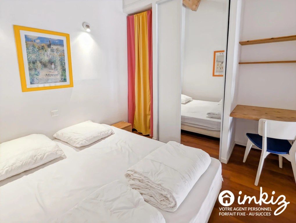 Studio 33m² 1 chambre mezzanine vue sur canal 6