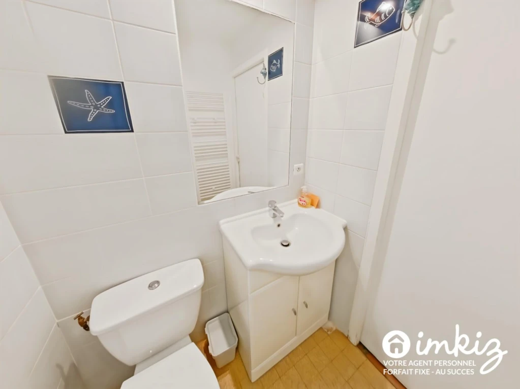 Studio 33m² 1 chambre mezzanine vue sur canal 10