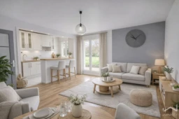 Home standing naturel et chaleureux
