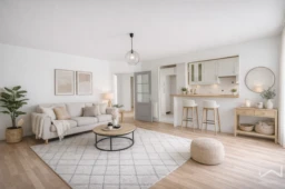 Home standing naturel et chaleureux