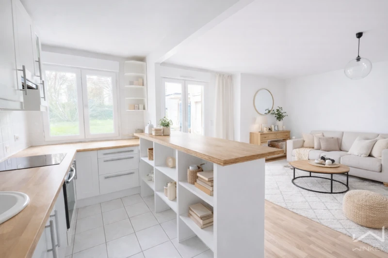 Home standing naturel et chaleureux